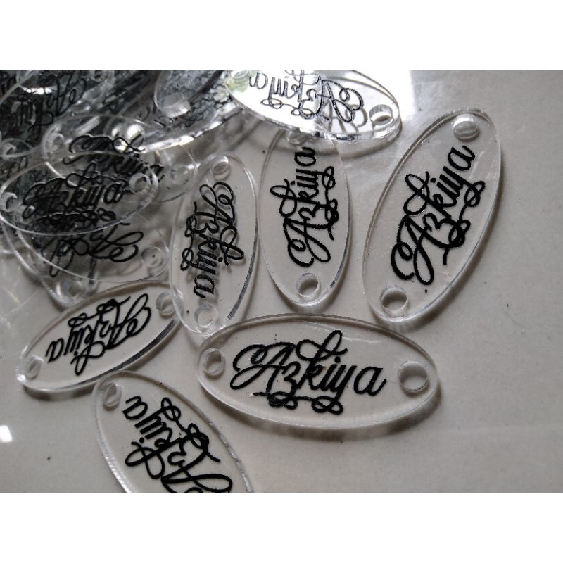 labell hijab akrilik