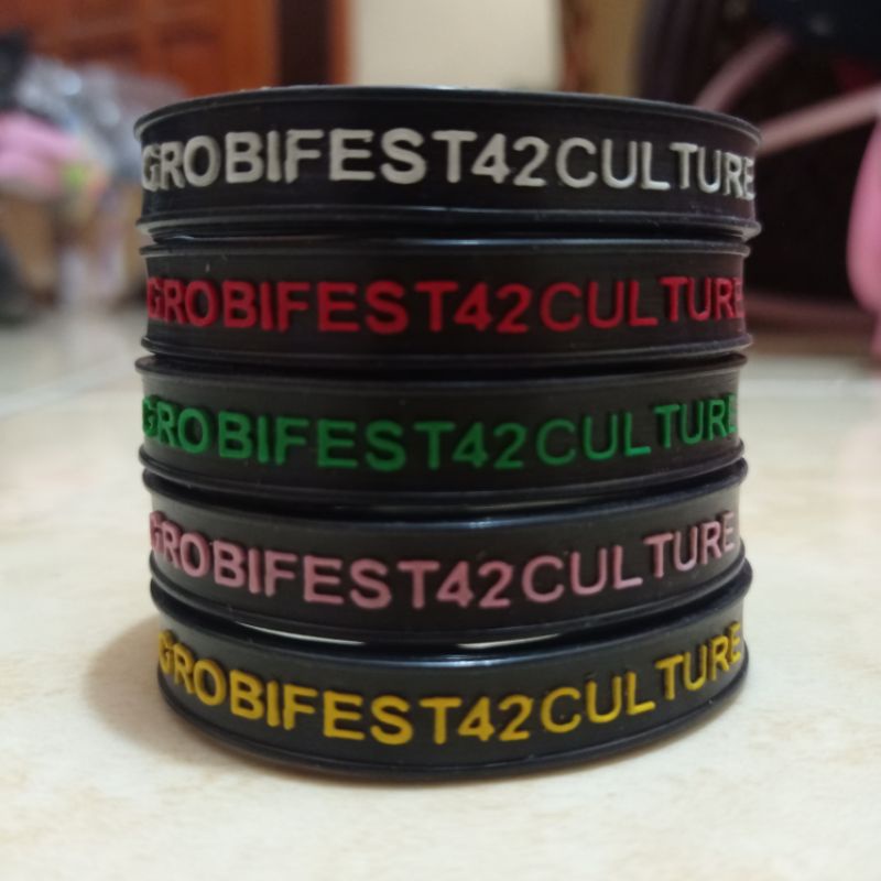 coustem gelang ganci karet rubber premium 100pc#cartinhy