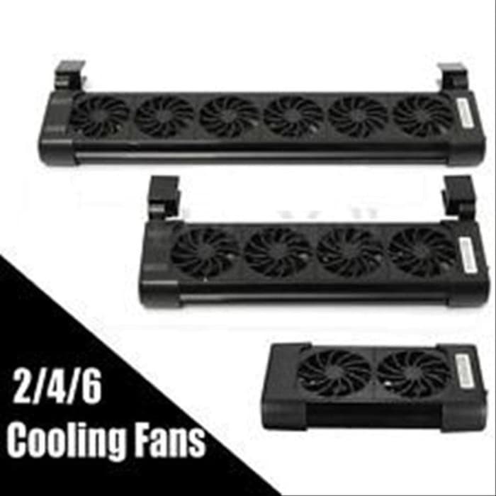 Jebo Multi Fan 2 Kipas F-60202 F 60202 Cooler Pendingin Aquascape Aquarium