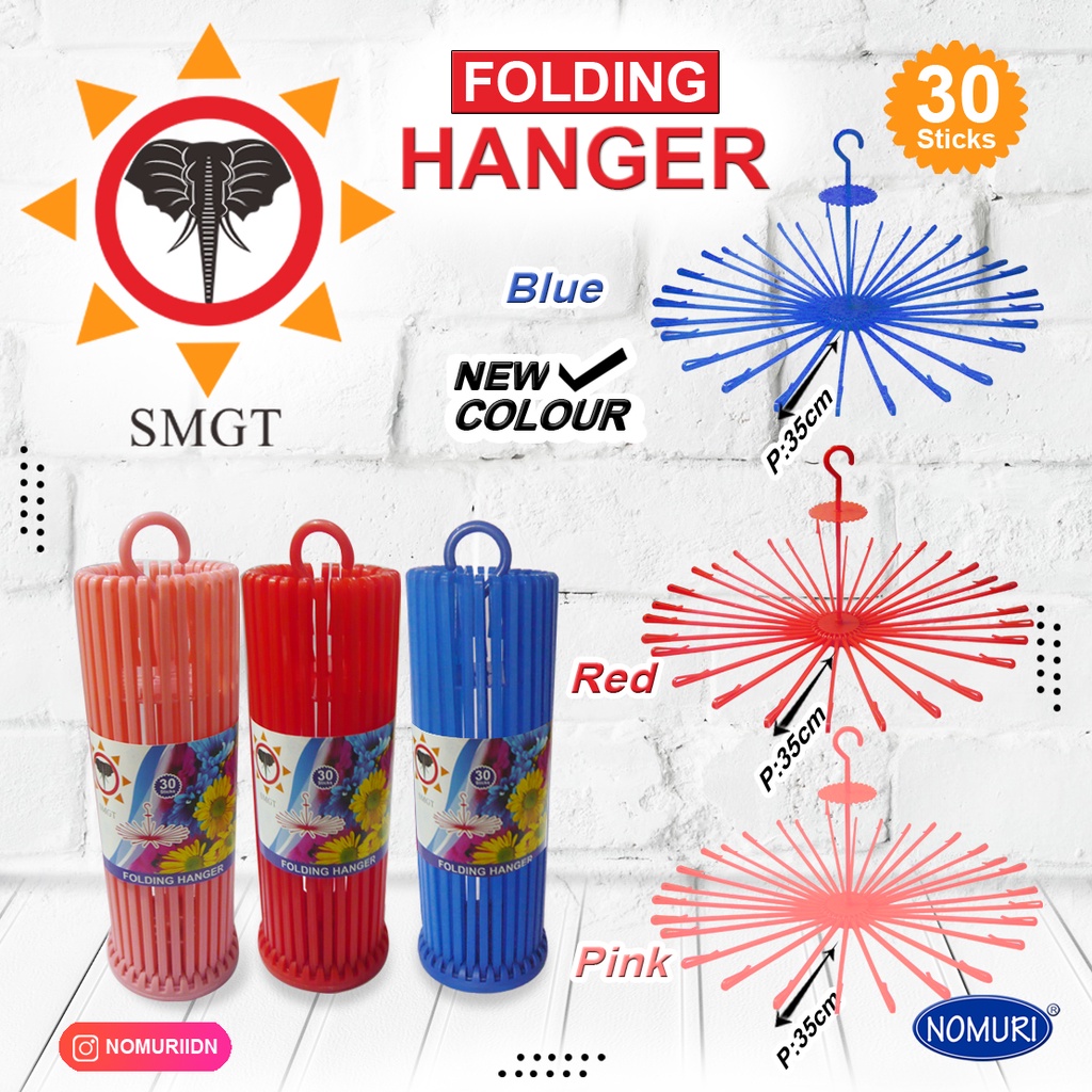 Hanger Folding/ Gantungan Baju Bayi 30stik  (1pcs)