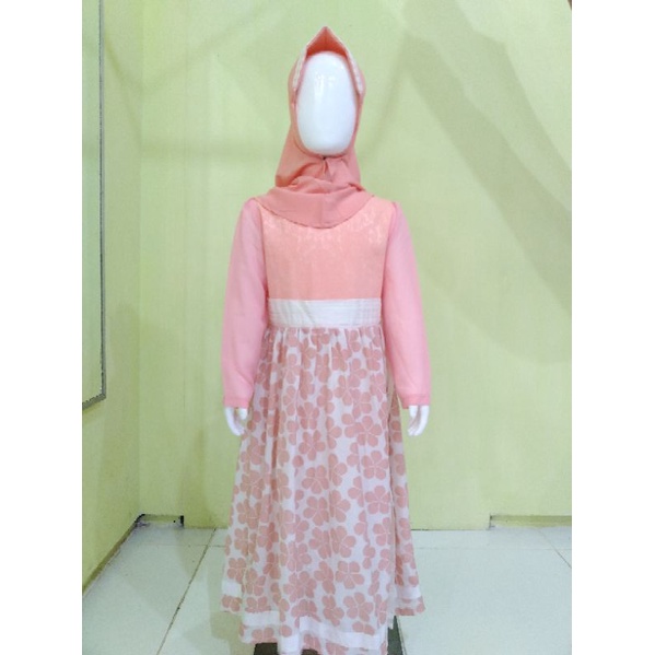 Gamis Anak Aliza Kids umur 6-7th (BIG SALE)