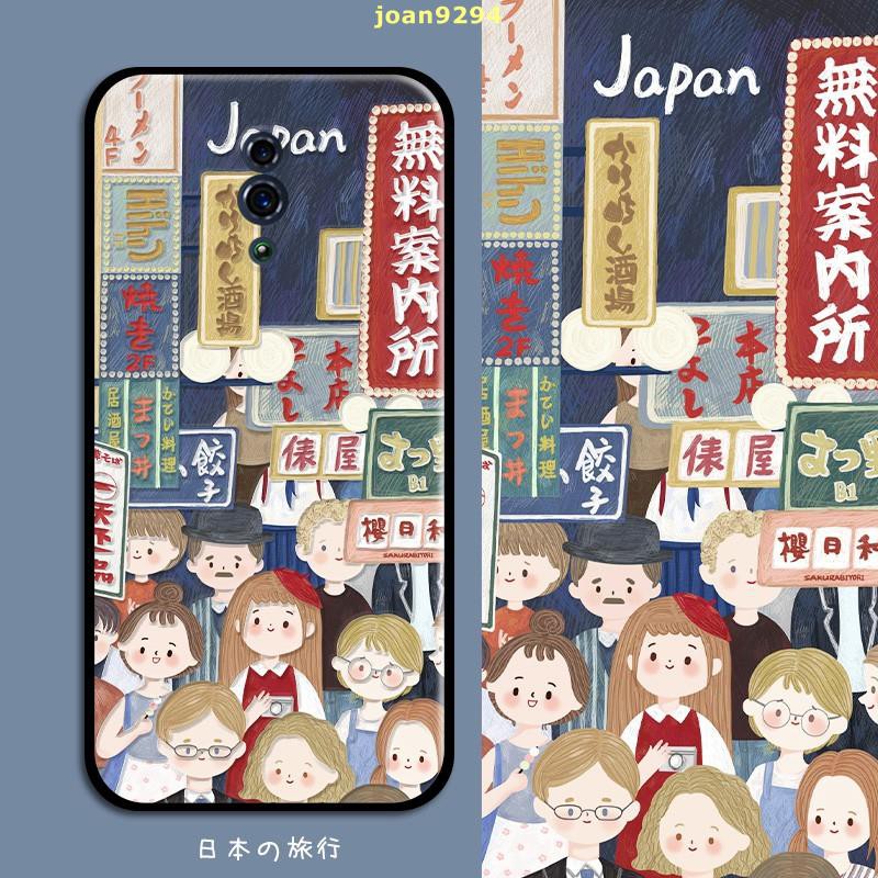 Casing Case Motif Ilustrasi Bunga Mawar Jepang Warna Warni Untuk Opporeno