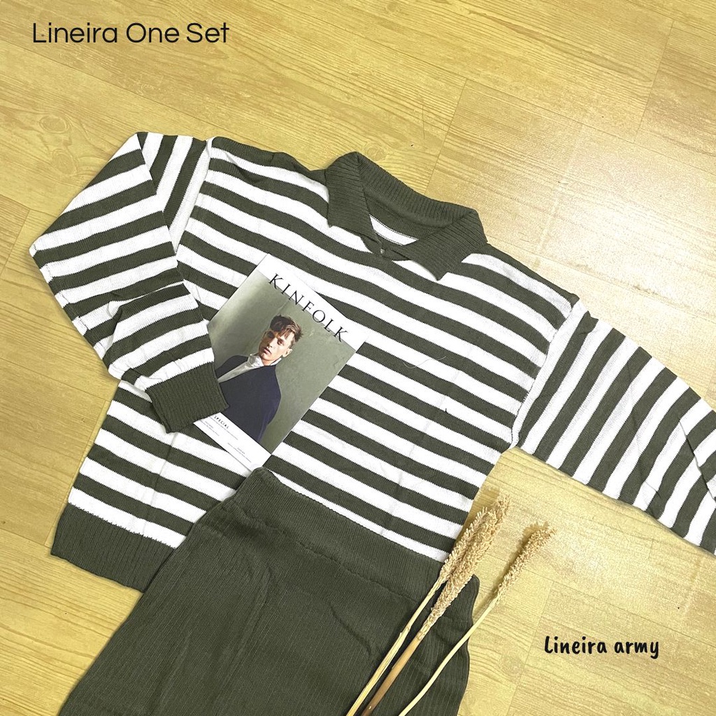 One Set LINEIRA (one set rajut)