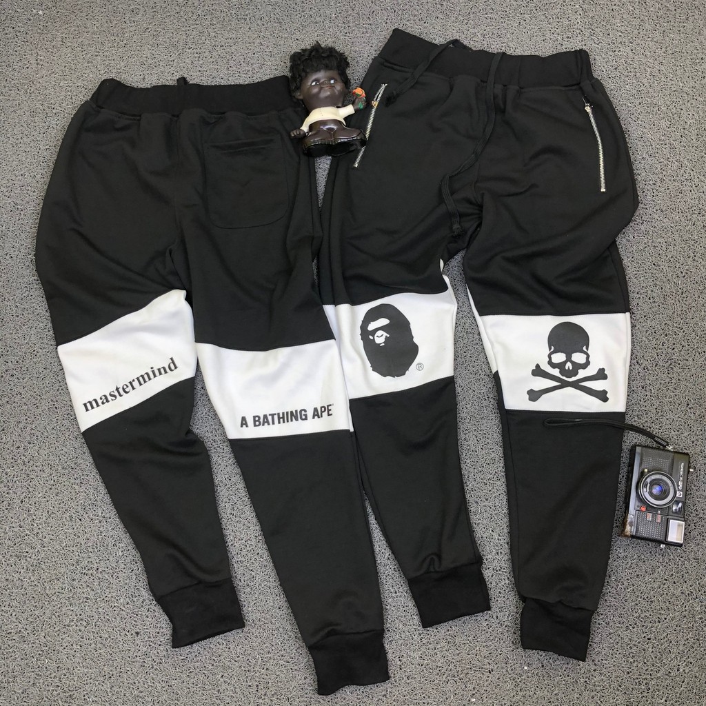 CELANA JOGGER PANTS A BATHING APE BAPE X MASTERMIND AUTHENTIC LIKE ORIGINAL BESTSELLER