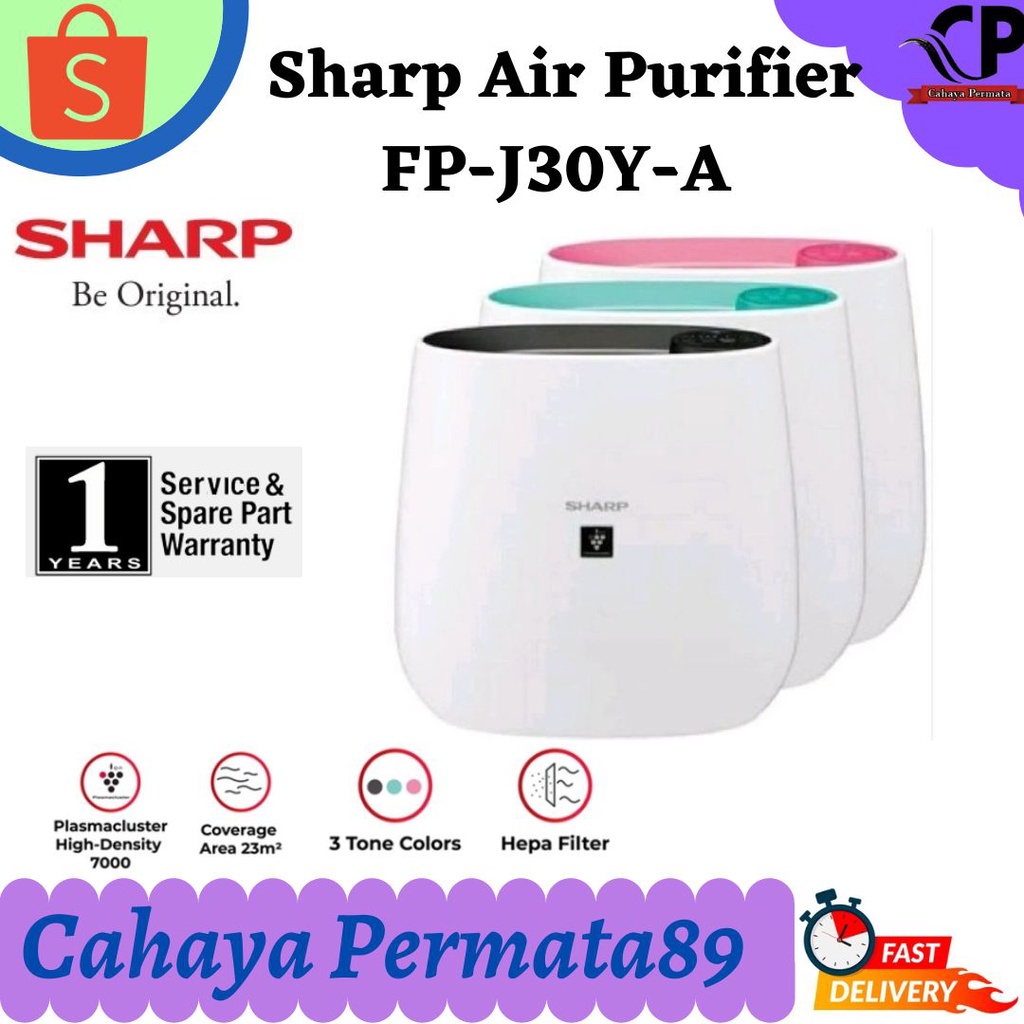 air purifier sharp fp j30y a sharp air purifier fpj30y garansi