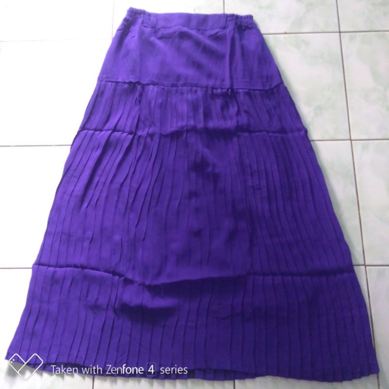 SALE-Rok Plisket Sifon