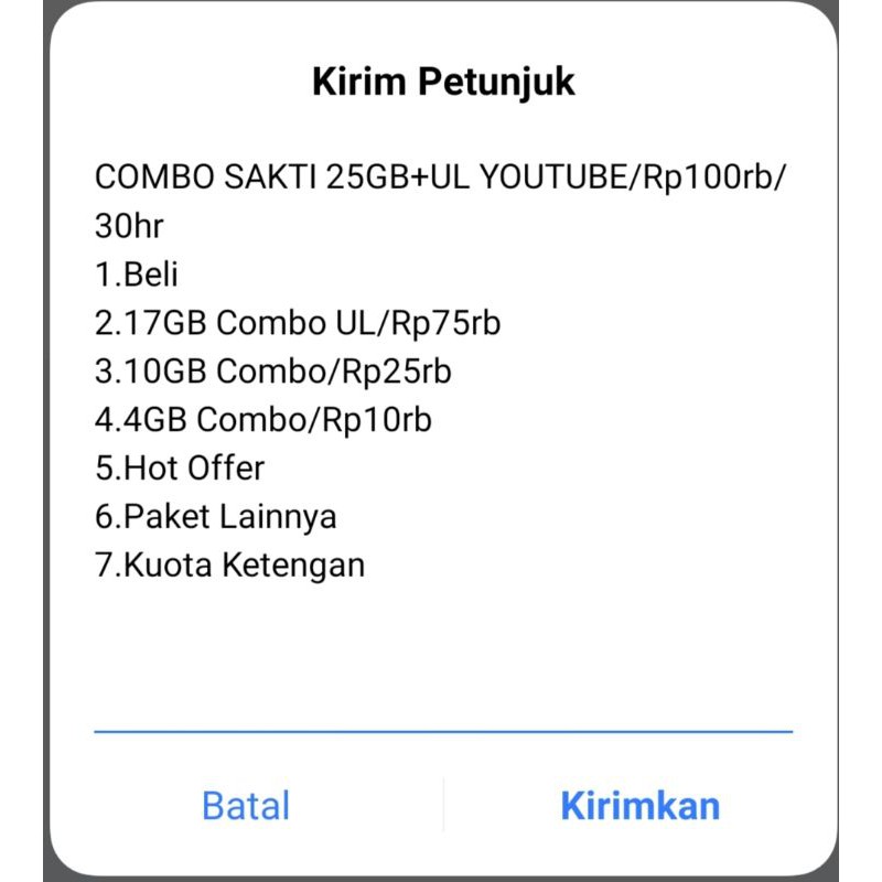 PERDANA TELKOMSEL COMBO SAKTI 4GB/10RB