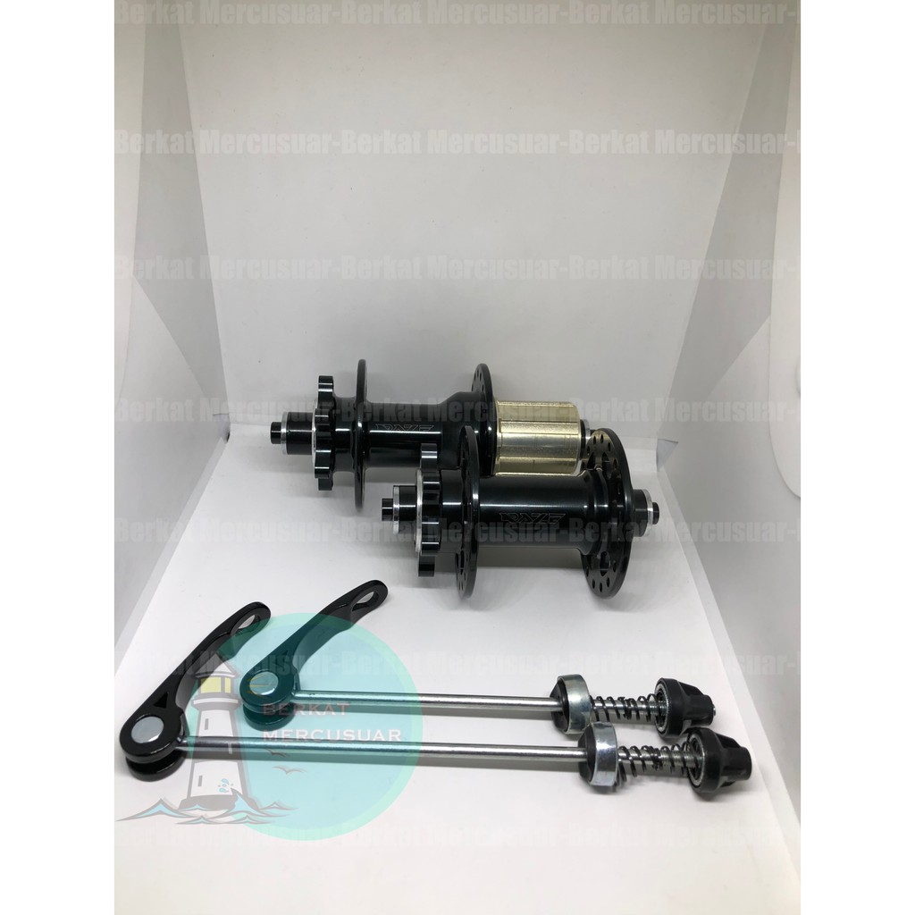 Raze Free Hub 36H untuk Sepeda Lipat, Roadbike,MTB ( Hitam )