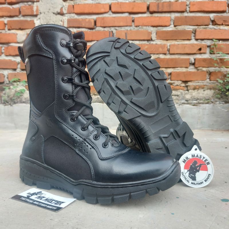 SEPATU PDL MODEL TERBARU BAHAN KULIT SAPI ASLI MERK MR.MASTER SEPATU PDL DINAS LAPANGAN TNI POLRI SECURITY SATPAM PRIA DAN WANITA