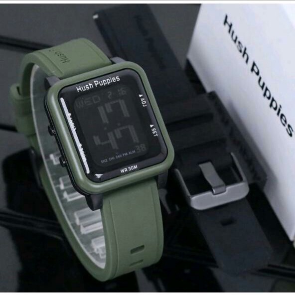 { KWS }  COD✅ JAM TANGAN DIGITAL PRIA/WANITA STRAP RUBBER SET MODEL SEGI HP-18538