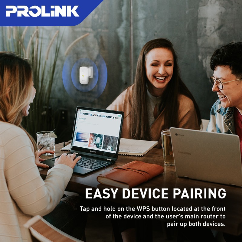 PROLINK PEN1201 WiFi Repeater AP Router 3in1 Extender Penguat Sinyal