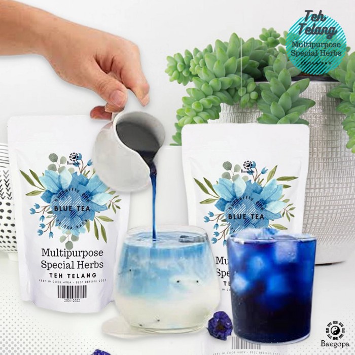 

ORIGINAL MURAH Teh Bunga Telang 22 Tea Bag - Blue Tea / Teh Biru Celup Multi khasiat