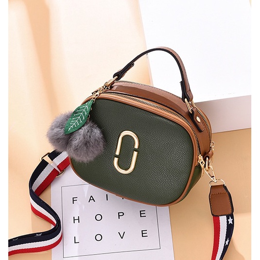 BJ81201 - BLACK/GRAY/GREEN/PINK/RED - SLEMPANG JINJING TOTEBAG HANDBAG TAS WANITA FASHION IMPORT MODIS ELEGAN TERMURAH TERLARIS TERBARU BAGSTORE JAKARTA TAS BATAM GT1201