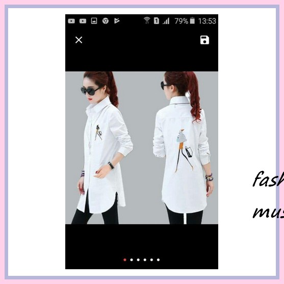 Zaza_Fashion Blouse Wanita Terbaru Korea / Baju Atasan Wanita Terbaru Korean Style Vani [Tunix Girl 