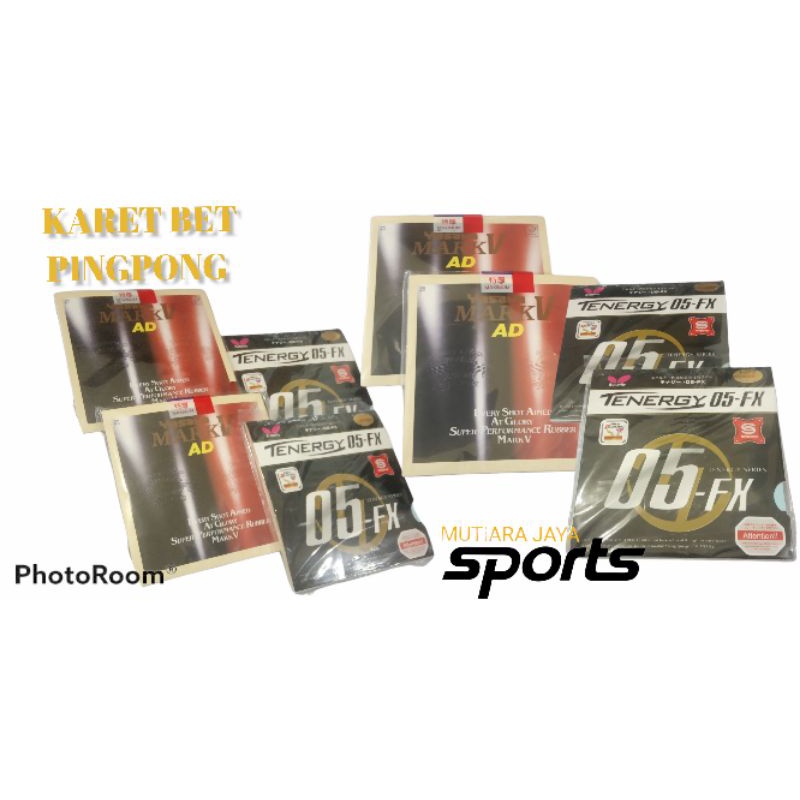 karet bed bet YASAKA MARK V bet bad ping-pong TENERGY 05-FX .tenis meja