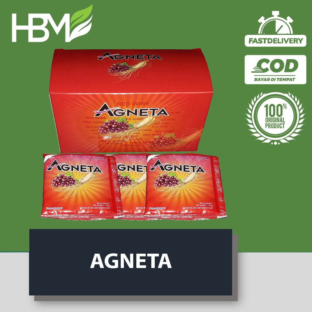 Agneta Red Wine redwine original 1 box isi 25
