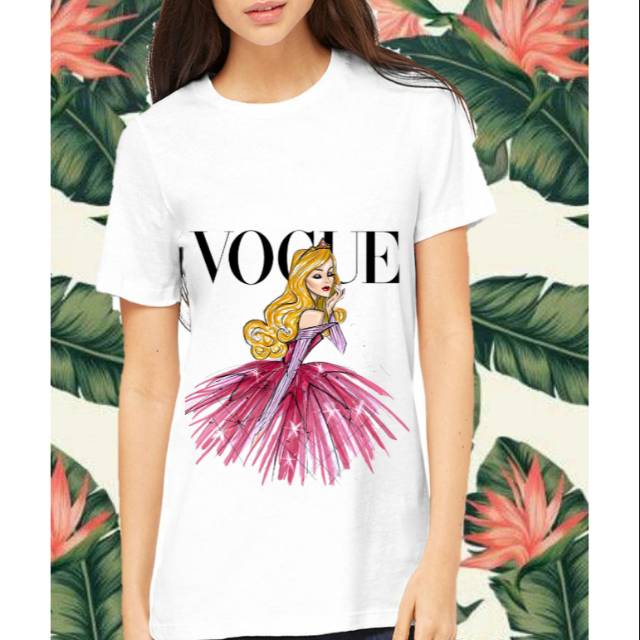 KAOS VOGUE PRINCESS / ATASAN WANITA KATUN 20S VOGUE BELLE