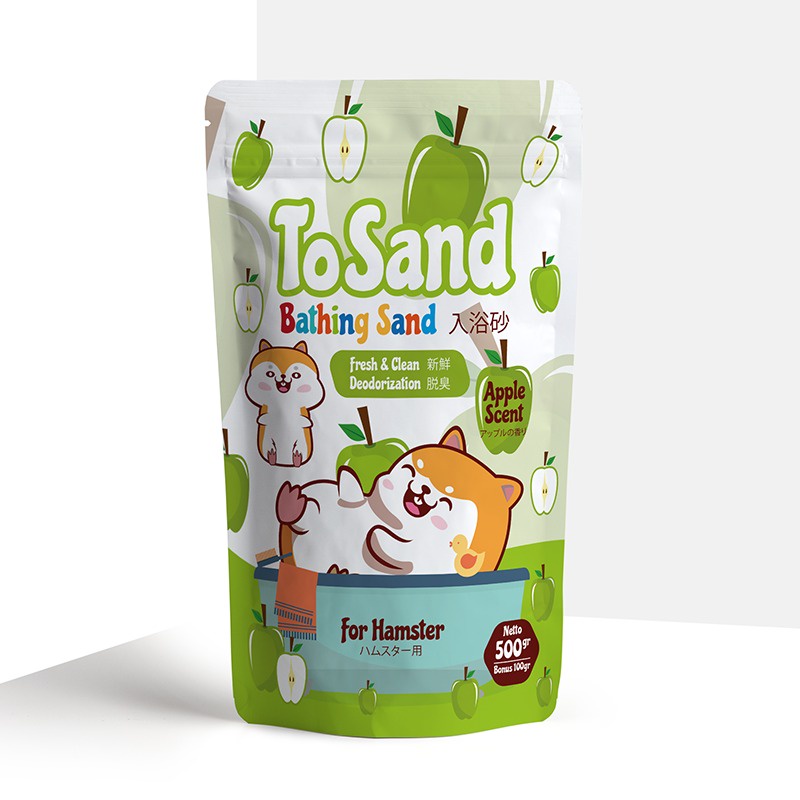 TOSAND Bathing Sand Pasir Mandi Hamster 500GR FREE 100GR