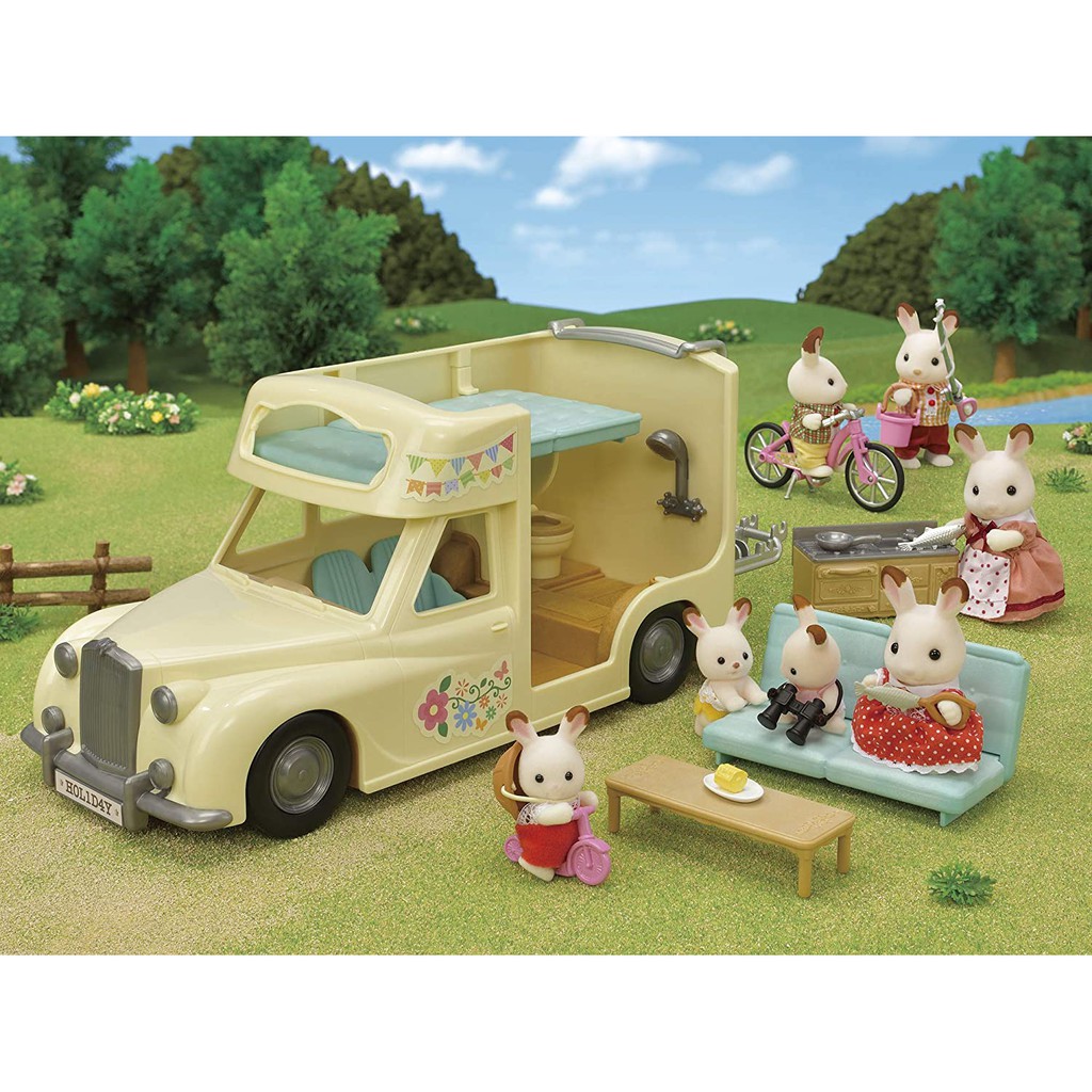 Mainan Figure Camper Van Boneka 