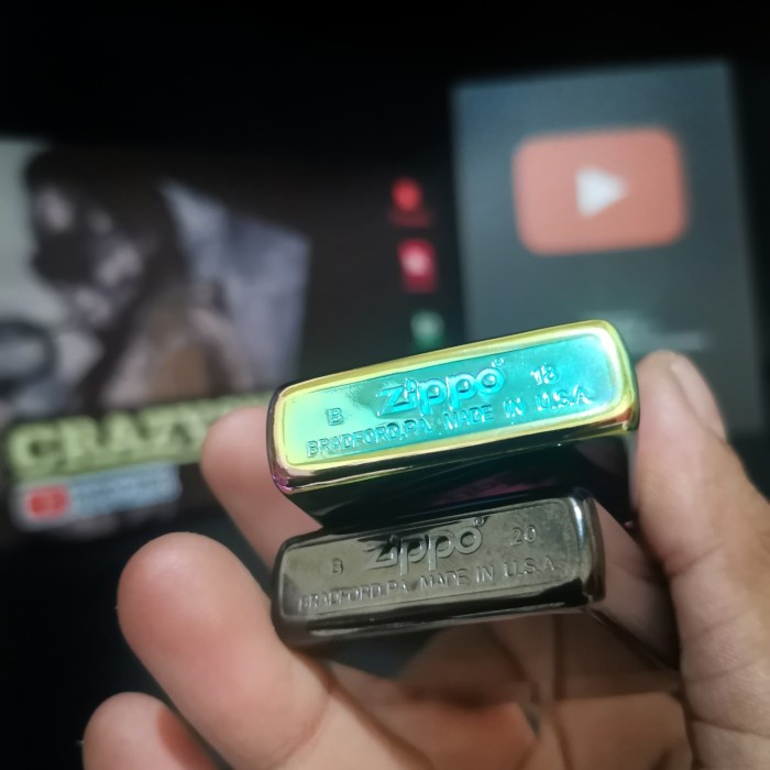 Korek Zippo Black Ice Grade Ori / Zippo