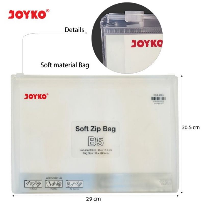 

Document Bag Joyko DCB-50 B5 (1pcs) 20,5*29cm