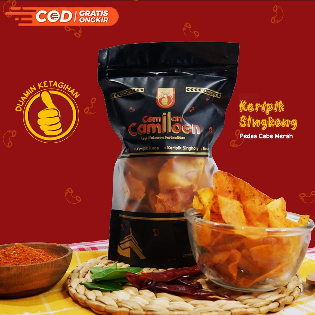 

KERIPIK SINGKONG PEDAS DAUN JERUK TERENAK KHAS BANDUNG