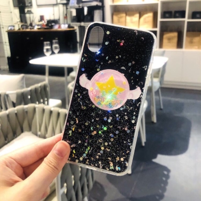 Star Charm Case iPhone Oppo Vivo Xiaomi Samsung S10 lite Note 10 20 2020 A9 A5 V17 A7 A02s Y51 A15