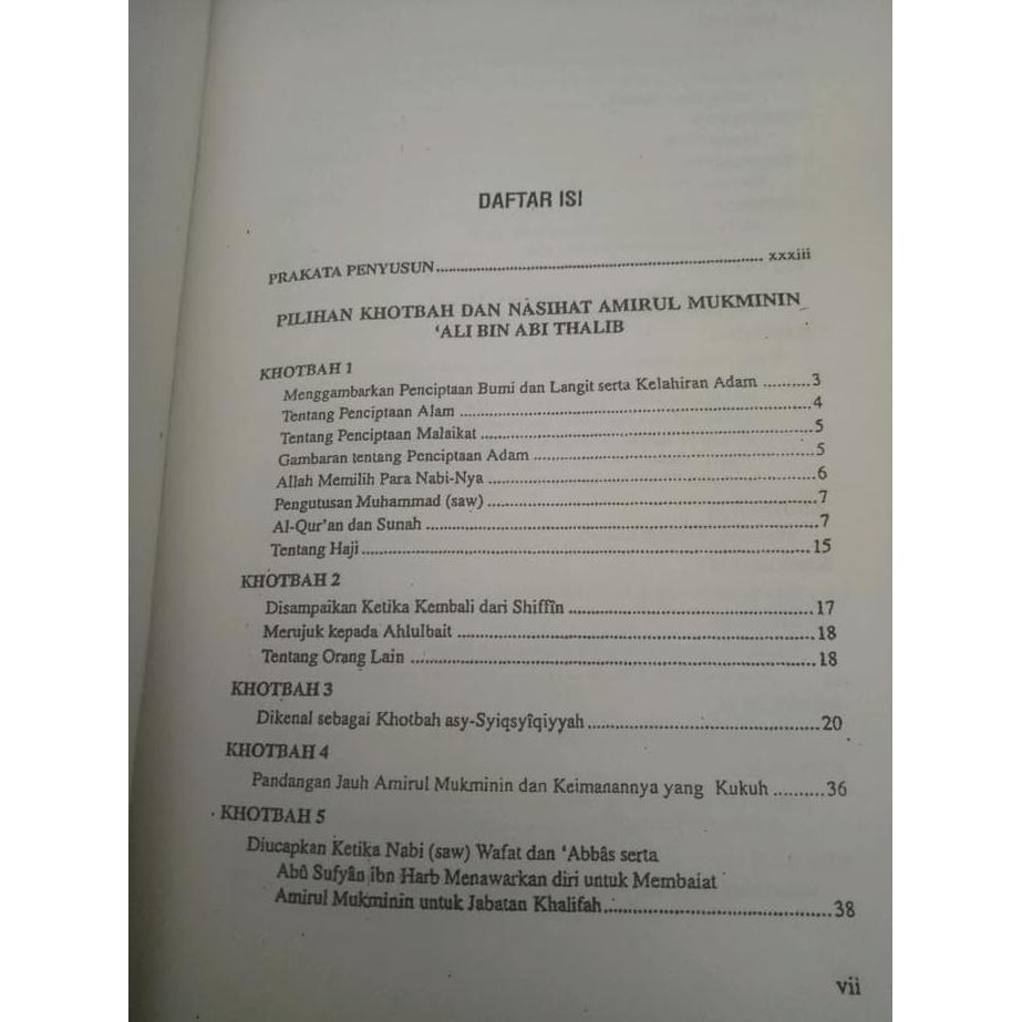 Baru Puncak Kefasihan Terjemah Nahjul Balaghah Pilihan Khutbah Ali Bin Abi Segera Beli
