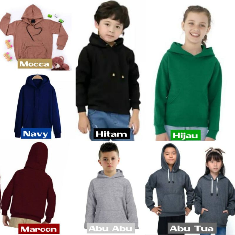 Sun-JADE Sweater Hoodie Jumper Anak Unisex Premium Kids SW003