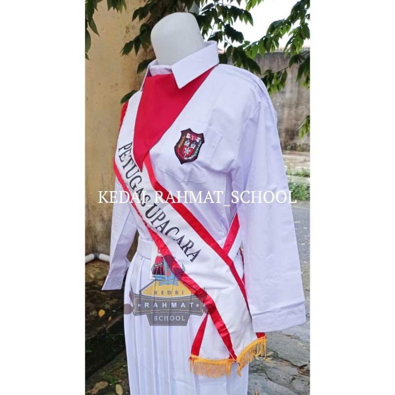 Salempang Selendang Tetampan Petugas Upacara Paskibra Seragam Sekolah-2
