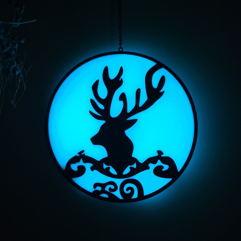 Ornamen Patung Rusa Natal Untuk Dekorasi Halaman