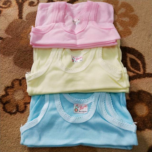 Singlet Kiki anak warna baby bayi dan balita 0-6 tahun murah