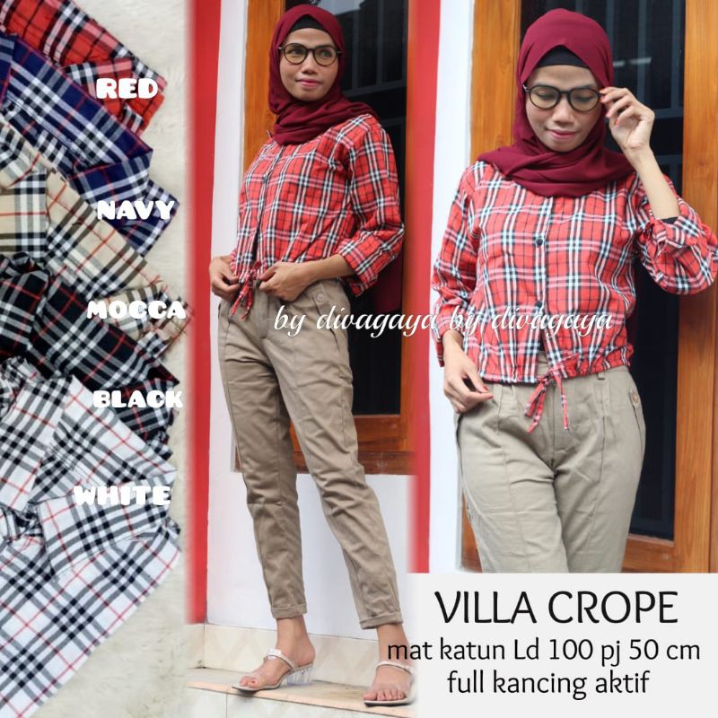 VILLA BLOUSE CROPE