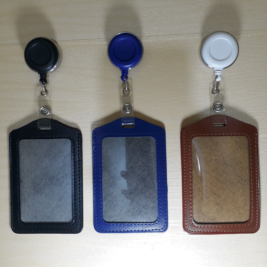 

GANTUNGAN YOYO PUTAR ID CARD-KULIT SINTESIS CARD HOLDER (Paket Murah)