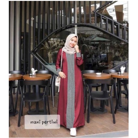 TERLARIS Ashanty Gown baju pesta Brokat Tabur mutiara velvet