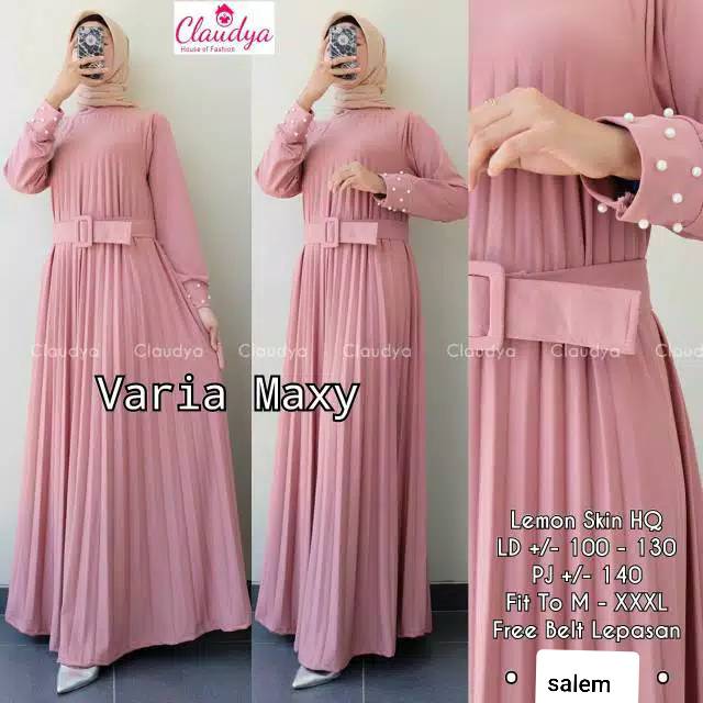 Gamis Plisket Trend Sabuk 2020 Shopee Indonesia