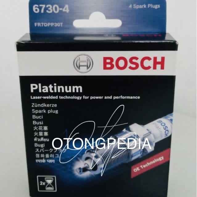 Busi Bosch Double Platinum FR7DPP30T HONDA CITY Z 1.5 Pengganti  FR7DP