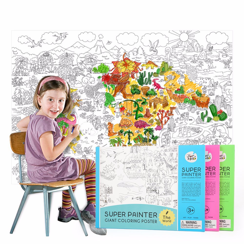 

Joan Miro Super Painter Giant Coloring Poster Pad drawing poster