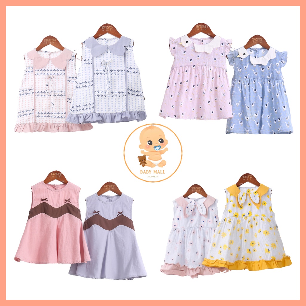 Babymall.id✨ MBQ KOREAN DRESS Vol.2 Baju Dress Korea Anak Bayi Perempuan 100% IMPOR PREMIUM