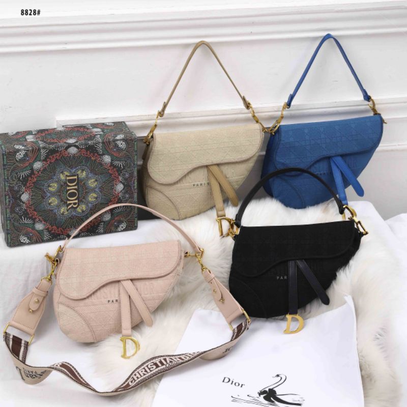 04,Christian Dior Saddle Bag #8828*