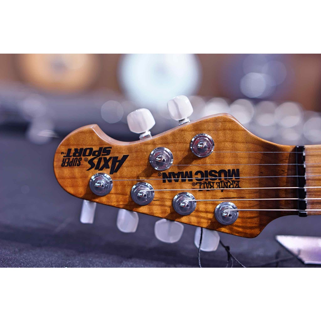 Music Man Axis Super Sport  Roasted Amber Flame with Roasted Figured Maple Fingerboard G99687