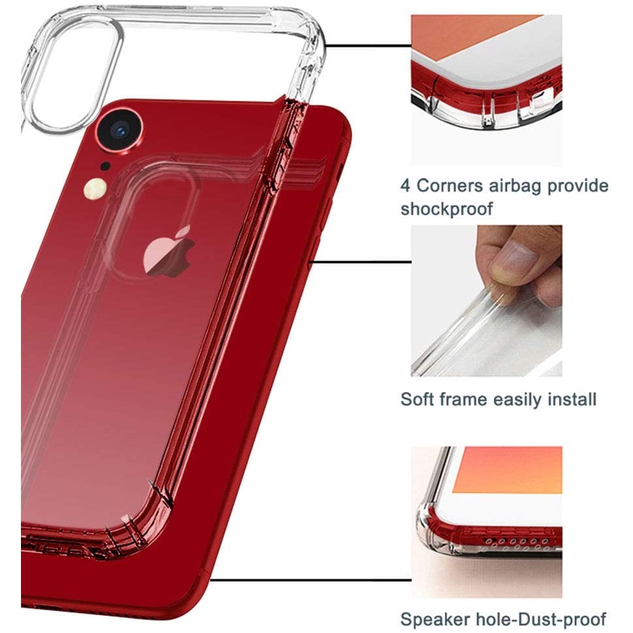 SOFT Anti crack IPHONE X / XS / XR / XS Max CASE IPHONE