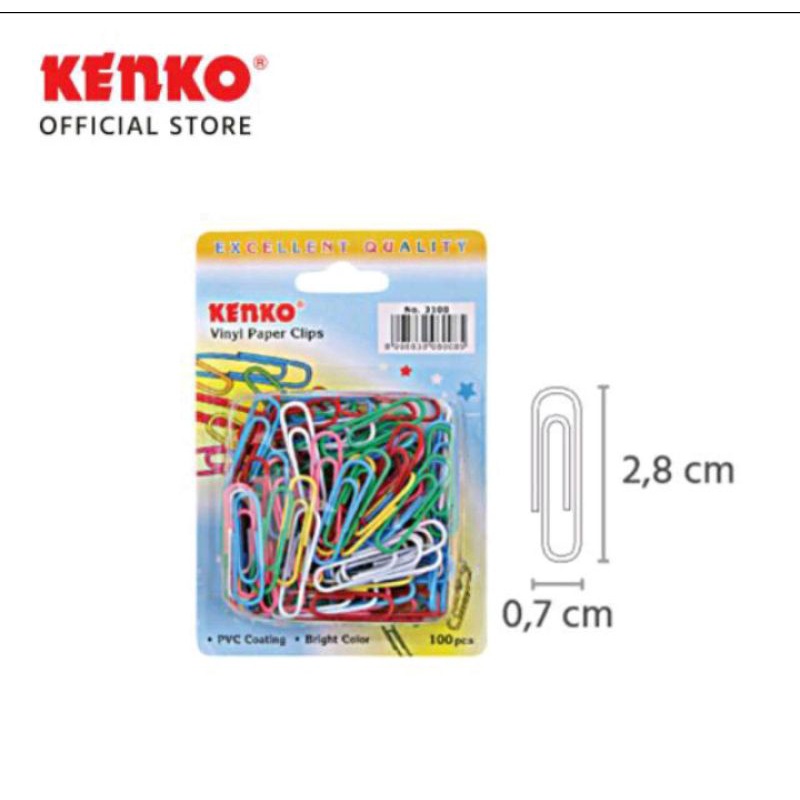 

KENKO paper clip warna warni C-3100