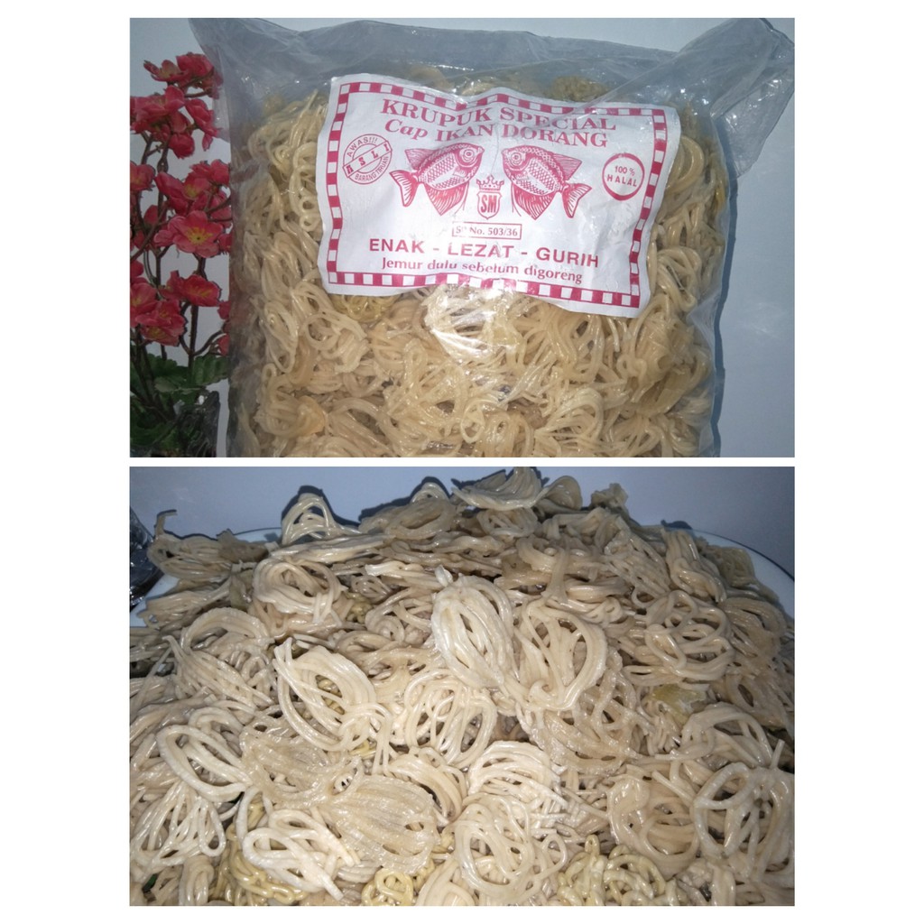 

Krupuk Uker Cap Ikan Dorang 250 gram (Repack)