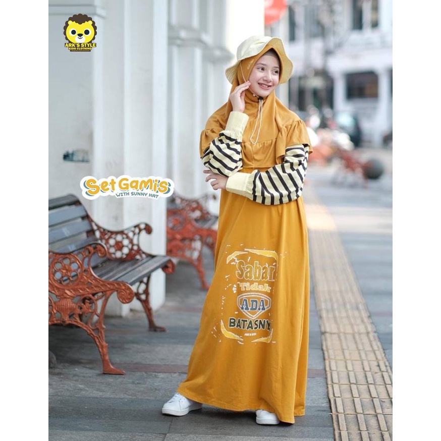 Setelan anak  Gamis Sunny Hat Arkstyle