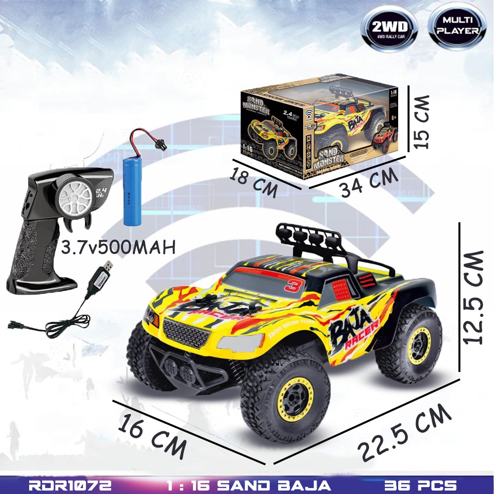 MURAH RDR1072 RDR1206 RC Sander Baja Offroad OFF Road Buggy Pasir Mainan Anak Mobil Remote Control Remot Kontrol Hobi Murah RADAR