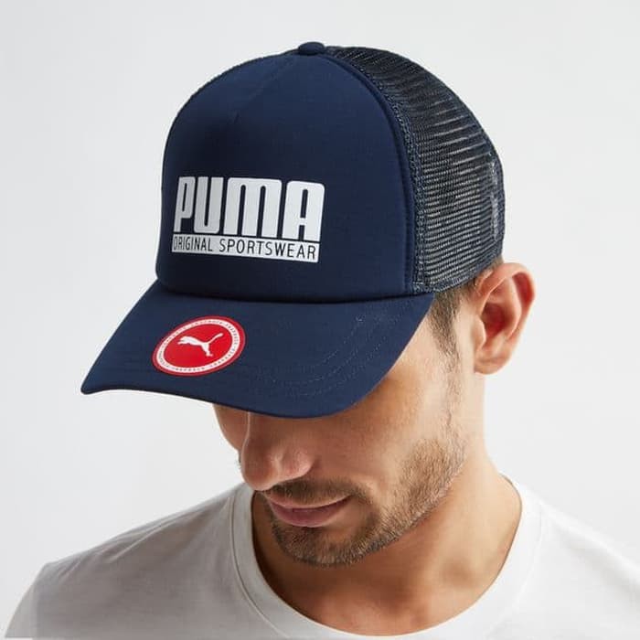 CJ104 Topi Trucker Jaring Murah PUMA_ ORiGiNAL SPORTSWEAR polos custom Obral
