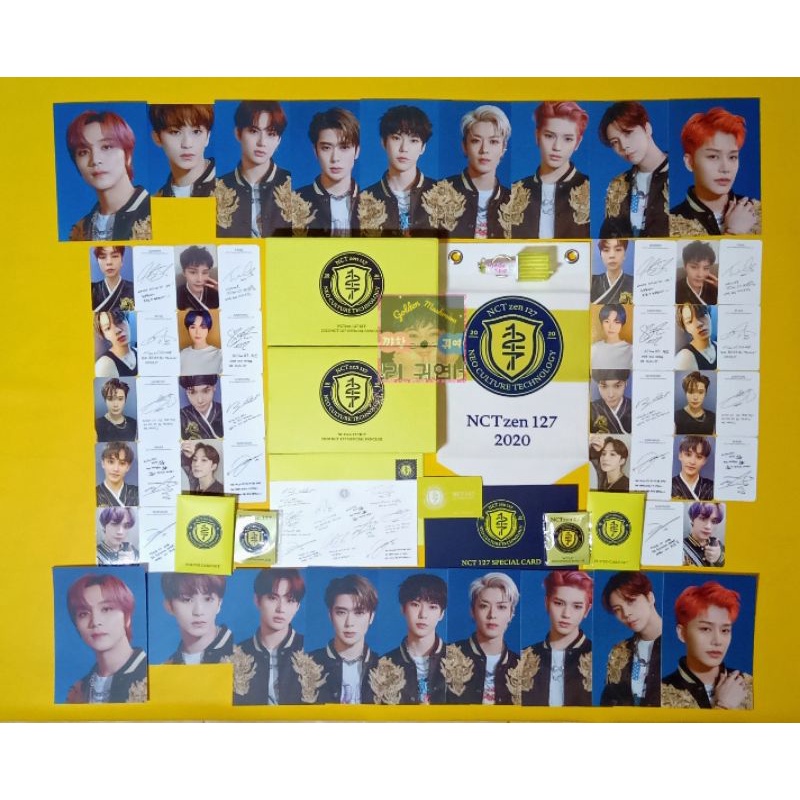 NCT album photocard fanclub ace kit welcome welkit 2020 taeyong jaehyun mark doyoung jungwoo haechan