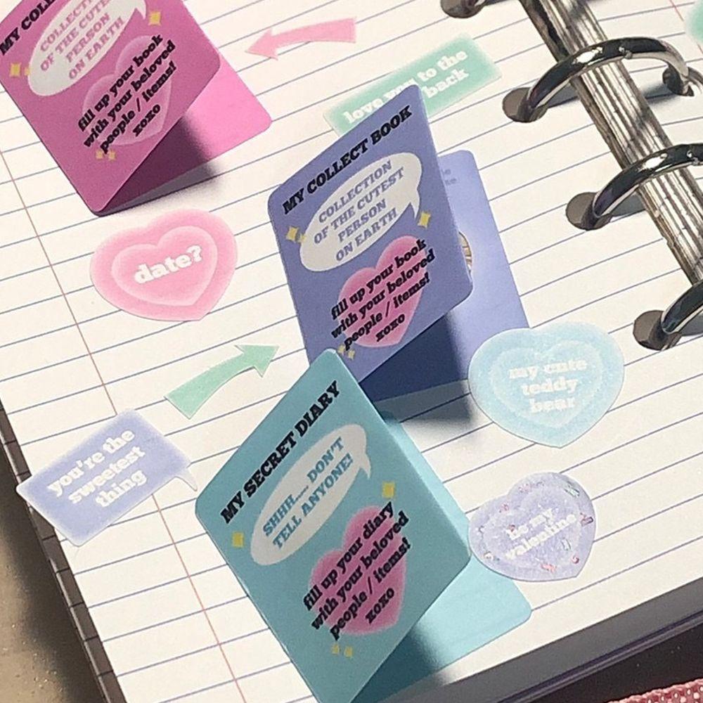 R-flower Stiker Bingkai Foto Kreatif Lucu Rekening Tangan Perlengkapan Alat Tulis