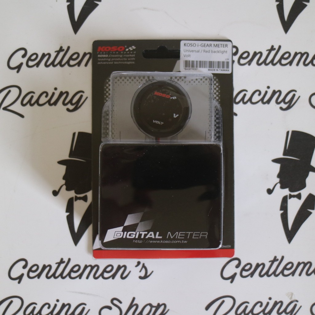 Volt Meter Koso i-gear meter Universal Motor - ORIGINAL KOSO TAIWAN